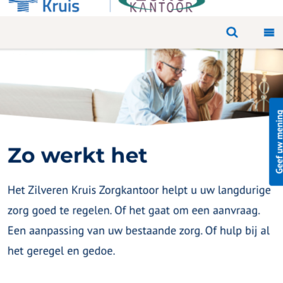 Zorgkantoor - zo werkt het