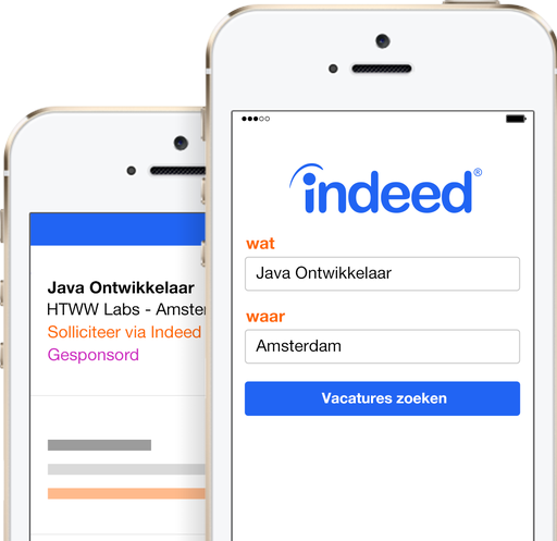 Indeed op mobiel